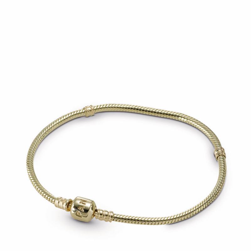 Pandora Australia Moments Gold Clasp Bracelet - 14k Gold | WRJDET014